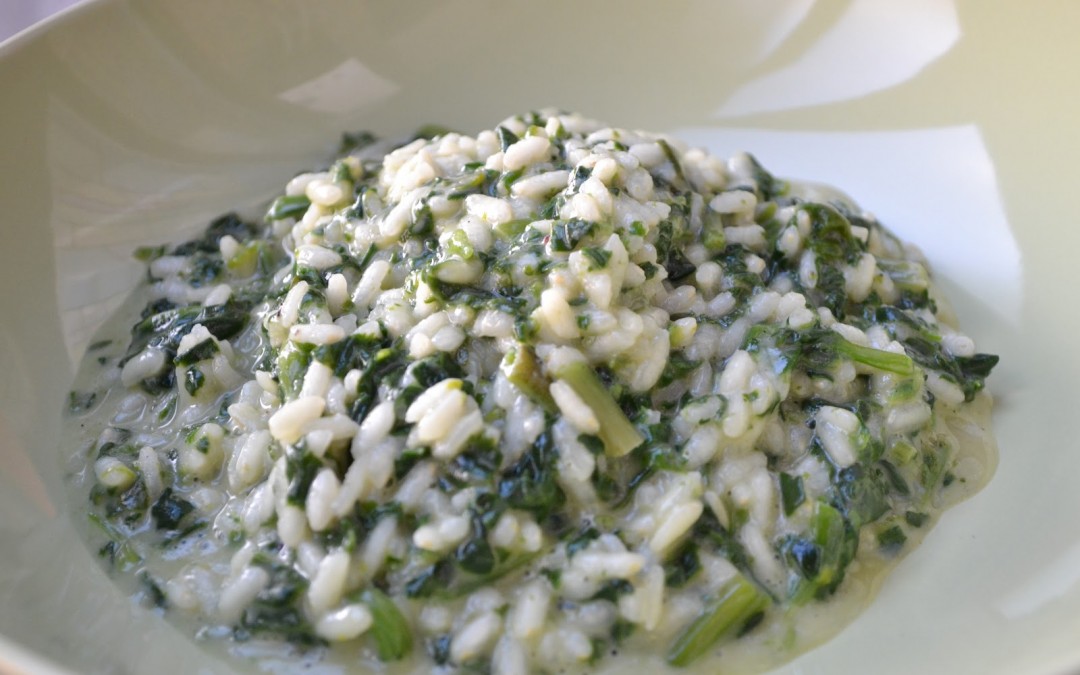 Risotto spinaci e taleggio